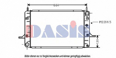 AKS DASIS 090890n -  Радиатор, охлаждение двигателя